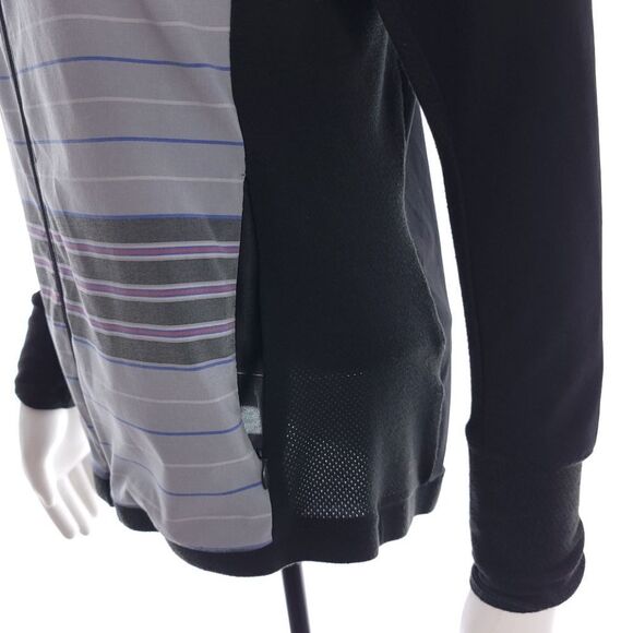 Adidas Cllimacool Women's Size XS Full Zip Hooded Striped Jacket - Picture 4 of 7